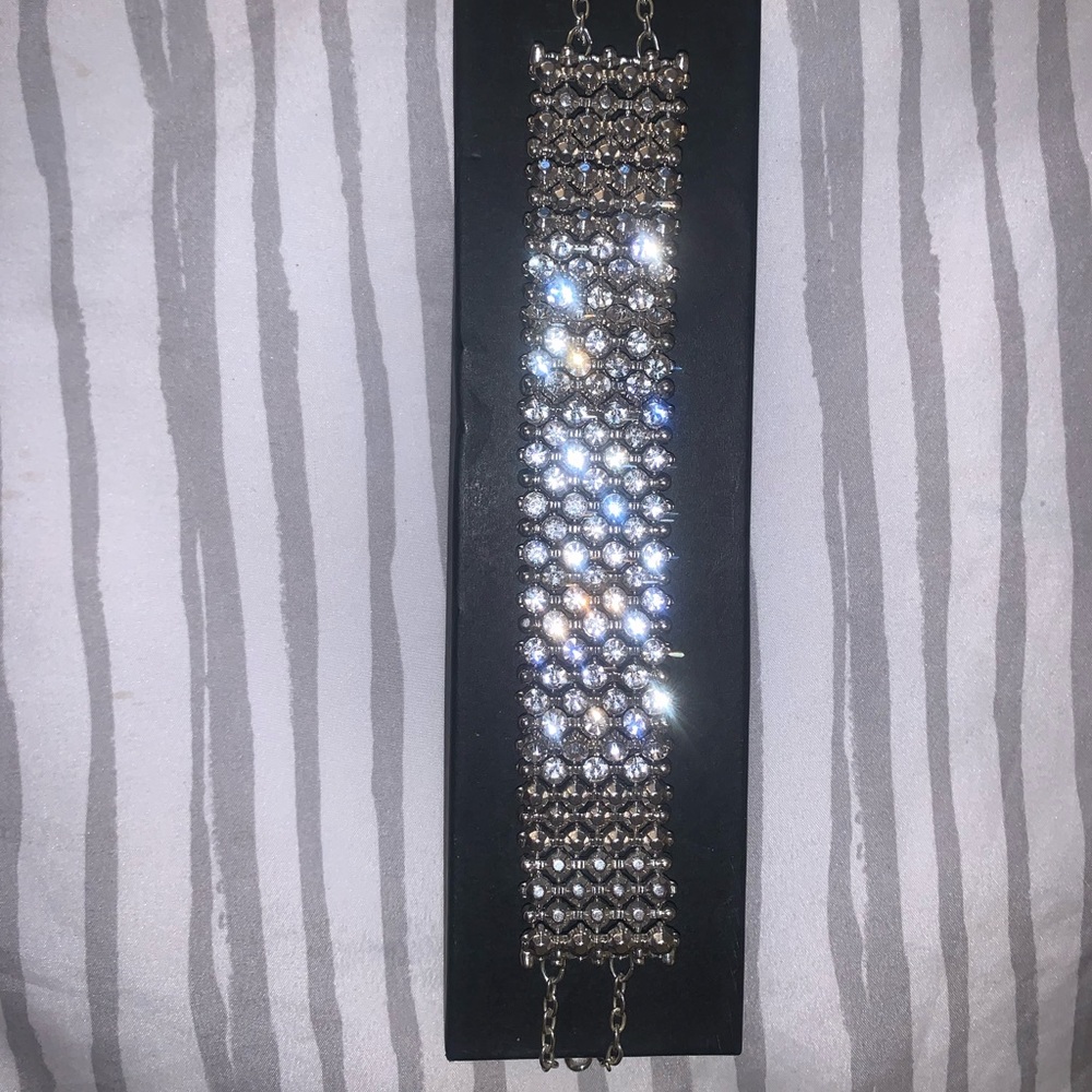 Cubic Zirconia choker necklace